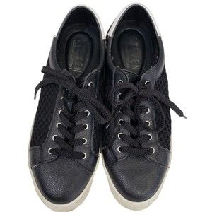 STEVEN Natural Comfort NC-Napa Women's Black Leather / Fabric Sneakers, Size 8.5